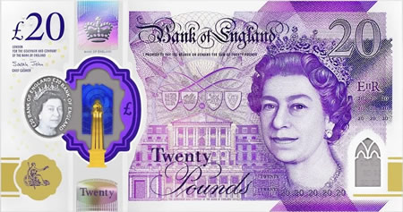 twenty pound note front 