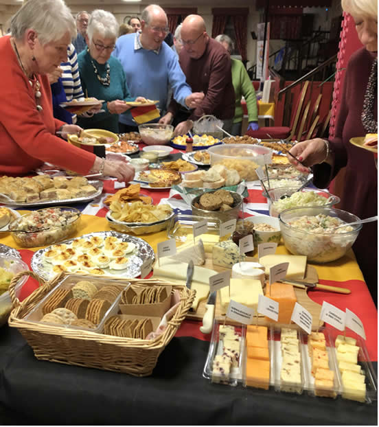 German style buffet